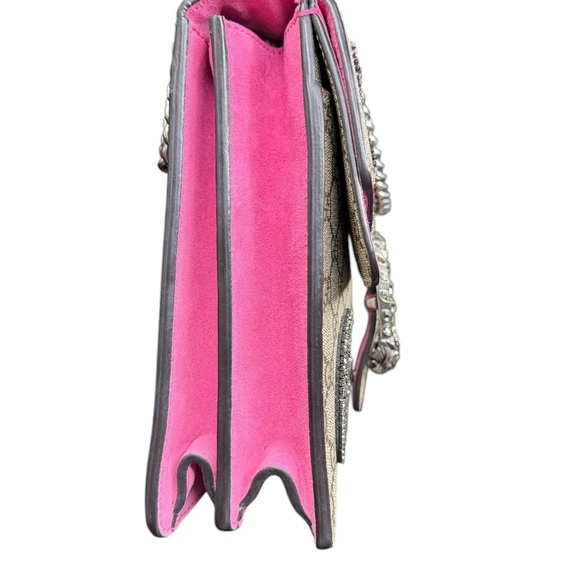 Gucci Heart Embroidered Dionysus Shoulder Bag - Picture 7 of 14